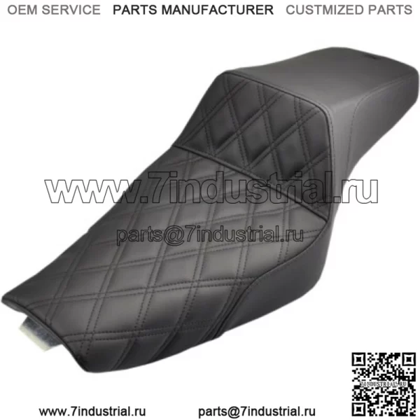 Сиденье Saddlemen Step 2, переднее сиденье с решетчатой строчкой 3.3 Tank Harley 2004+ XL Sportster (для: Harley-Davidson)