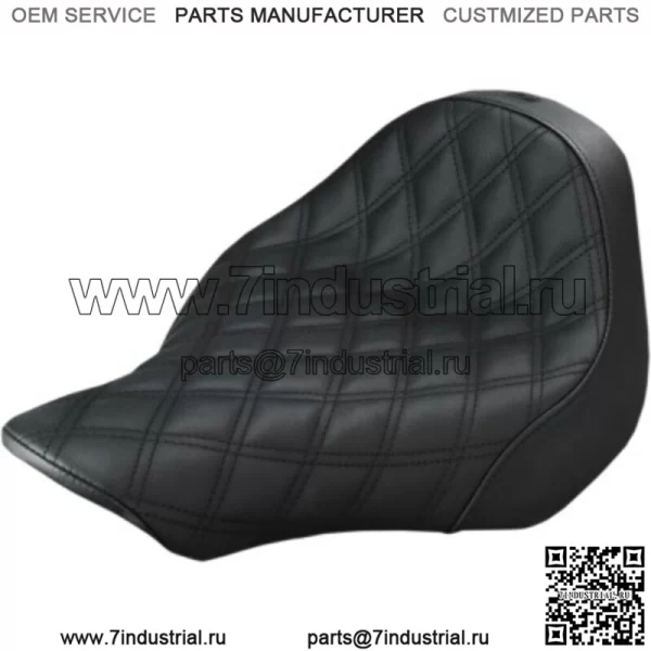 Сиденье Saddlemen Black Renegade Lattice Stitch Solo Seat Harley 13-17 Softail Breakout (Для: Harley-Davidson)