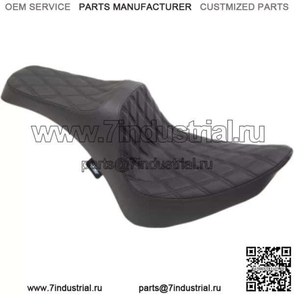 Predator III Black Diamond Seat Harley Softail FXST FLST 84-99 (Для: Harley-Davidson)