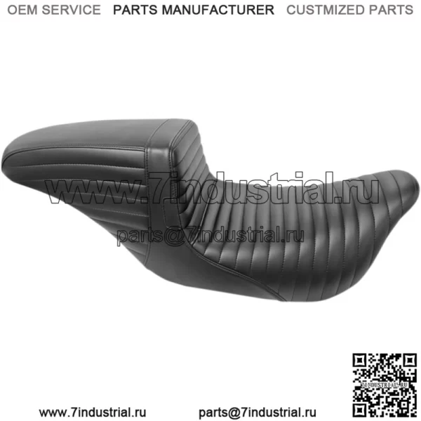Le Pera Черное плиссированное сиденье Kickflip Daddy Long Legs 2 Up Harley Touring 08+ FL (Для: Harley-Davidson)
