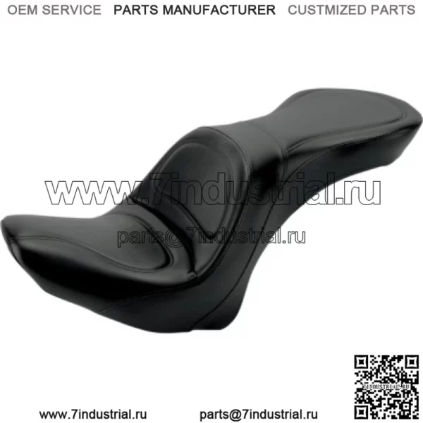 Сиденье Saddlemen Explorer Black 2 Up с прошитым гелевым сердечником Harley 06-17 Softail FLSTC (Для: Harley-Davidson)