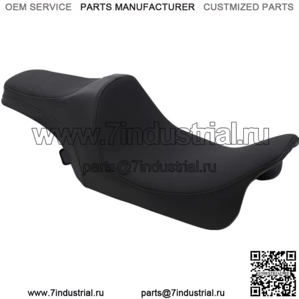 Сиденье Predator III Slip Stop Seat Smooth Black Vinyl Foam Core 2008+ Harley Touring (Для: Harley-Davidson)