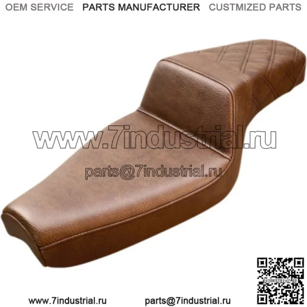 Saddlemen Step 2 Up Коричневое заднее решетчатое сиденье 4.5 Tank Harley 2004+ XL Sportster (Для: Harley-Davidson)