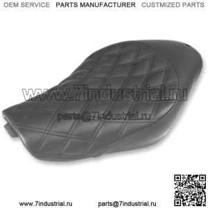 Сиденье Saddlemen Renegade Lattice Stitch Solo, бак 4,5 галлона Harley 04+ XL Sportster (для: Harley-Davidson)
