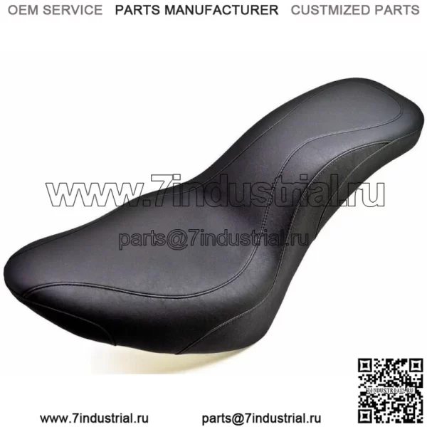 Цельная покрышка Mustang DayTripper Black Seat 2006-2017 Harley Fatboy Softail 200 (Для: Harley-Davidson)