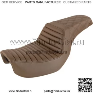 Сиденье Saddlemen Brown Step 2 Up Lattice Tuck N Roll Seat Harley Softail 18+ FXBB FXST (Для: Harley-Davidson)