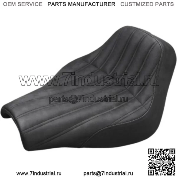 Сиденье Saddlemen Knuckle Renegade Ribbed Solo Seat Harley 18+ Softail Street Bob FXST (Для: Harley-Davidson)