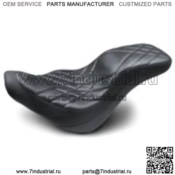 Переднее водительское сиденье Mustang Black Day Tripper Harley Low Rider Sport Glide 2018+ (Для: Harley-Davidson)
