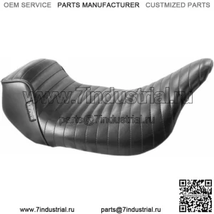 LePera Sprocket Pleated Stitch Solo Rider Сиденье водителя Harley Touring Dresser 08+ (Для: Harley-Davidson)