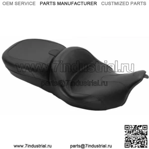Цельное винтажное сиденье Mustang Summit Plain 2008-2020 Harley Touring Rushmore (Для: Harley-Davidson)