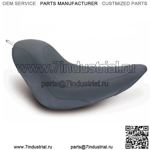 Mustang Tripper Solo Seat Черный низкопрофильный Harley Fatboy Softail 200 Шина 76782 (Для: Harley-Davidson)
