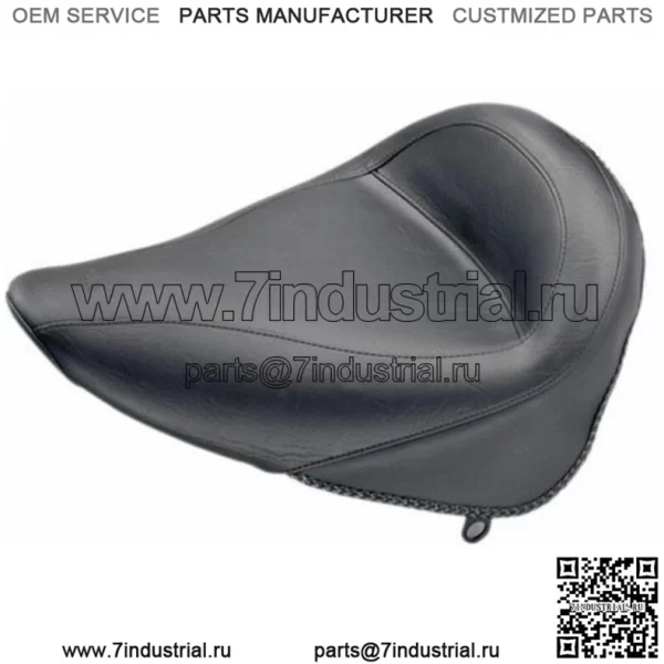 Совершенно новое сиденье Mustang Vintage Solo Seat Plain Black 2000-2006 Harley Softail 75086 (Для: Harley-Davidson)