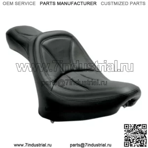 Сиденье Saddlemen King Black Two 2 Up с гелевым сердечником Harley 2000-2006 Softail FXST FLST (Для: Harley-Davidson)