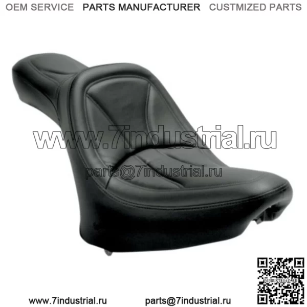 Сиденье Saddlemen King Black Two 2 Up с гелевым сердечником Harley 2000-2006 Softail FXST FLST (Для: Harley-Davidson)