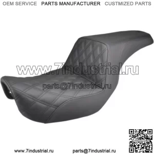 Сиденье Saddlemen Step Up, черная передняя решетка, 2 Up Seat Harley 06-17 Dyna FXD FLD (для: Harley-Davidson)