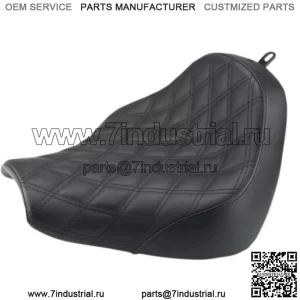 Сиденье Saddlemen Black Renegade Lattice Stitch Solo Seat Harley Softail Breakout 18+ M8 (Для: Harley-Davidson)
