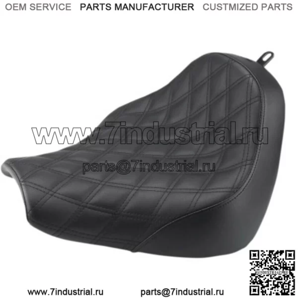 Сиденье Saddlemen Black Renegade Lattice Stitch Solo Seat Harley Softail Breakout 18+ M8 (Для: Harley-Davidson)