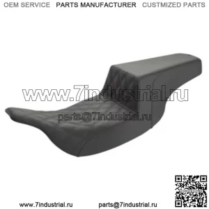 Сиденье Saddlemen Black Step 2 Up с гладкой передней решетчатой строчкой Harley Touring 97-07 (Для: Harley-Davidson)