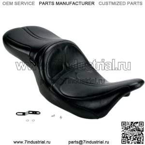 Цельное мотоциклетное сиденье LePera Maverick Two-Up Harley Touring Bagger 2002-2007 (Для: Harley-Davidson)