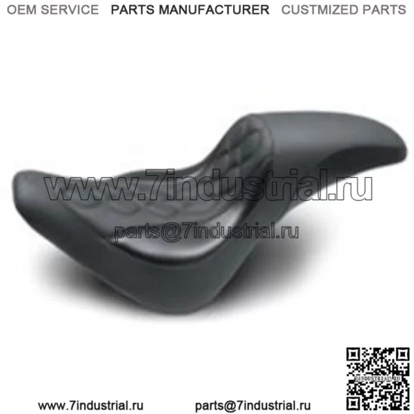 Переднее сиденье Mustang Black Tripper Fastback One Piece Harley Softail Slim M8 18-20 (Для: Harley-Davidson)