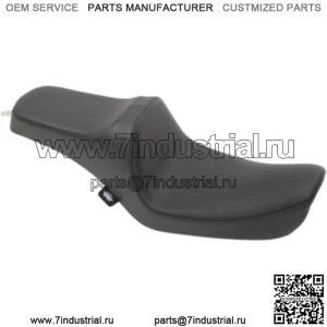 Predator III Black Smooth Seat Harley Softail 96-03 Dyna FXDWG (Для: Harley-Davidson)