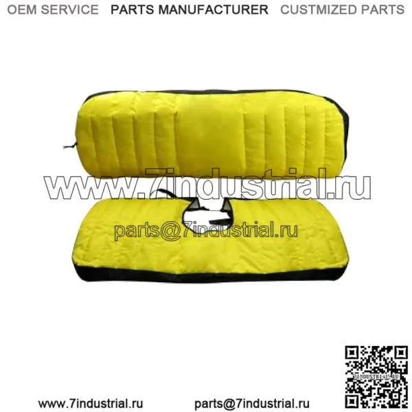 Защитный чехол на многоместное сиденье, совместимый с John Deere Gator 560 и 590 XUV среднего размера, желтый