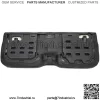 Нижняя подушка сиденья совместима с John Deere XUV 615E XUV 625i XUV 815E XUV 825E S4 XUV 825i S4 XUV 825M S4 XUV 855D S4 XUV 855E XUV 855M S4 Замена Gator для AM140946, черный пластик - Image 5