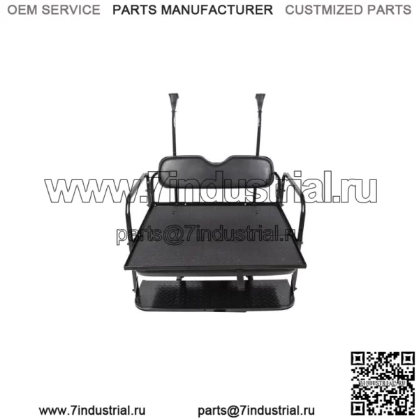 Подходит для комплекта заднего откидного сиденья Club Car Precedent Golf Cart (2004-UP), черный