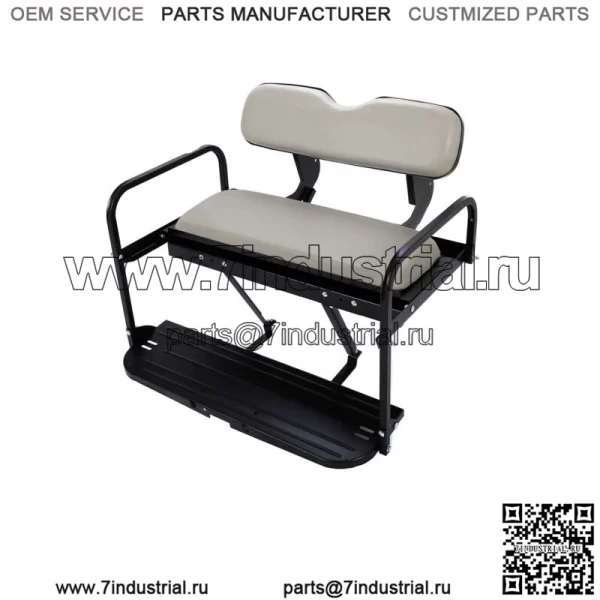 Для Yamaha G14 G16 G19 G22 Golf Cart комплект заднего сиденья складной Off-White