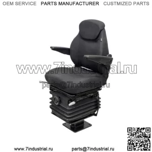 Сиденье экскаватора, черный винил, подходит для John Deere 310G 310J 310SG 315SG 315SJ 325J 410J