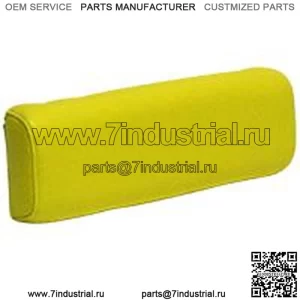 R0997 Спинка сиденья, желтый винил — подходит для John Deere 40, 320, 435, 1010, M, MT +