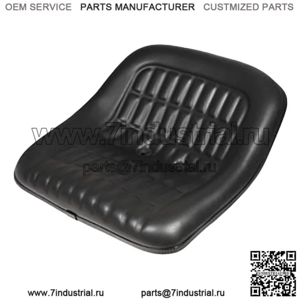 Подушка сиденья Pan Seat 19 дюймов с промежутком 7 дюймов, виниловая черная, подходит для Ford 4000 3000 2000 6600 411