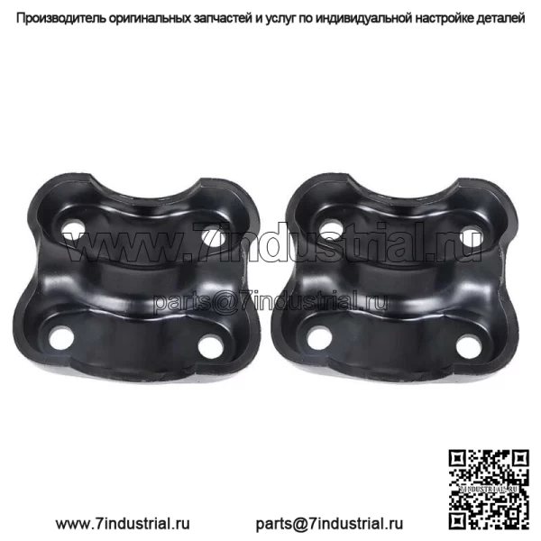 Для 88-98 Silverado Sierra 1500 Tahoe Yukon Cadillac 2 шт. задняя ось U-болт пластина