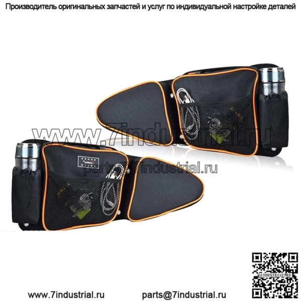 Сумки на левую и правую дверь с наколенником для Polaris RZR Turbo XP 1000 900 S 2014-2023 гг.