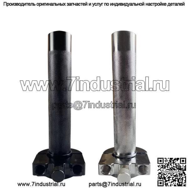 Модифицированный ретро-мотоцикл, 22 трубки руля, большой поворотный масло, двойной дроссель, алюминиевый сплав, ручка с ЧПУ GIP - Image 3