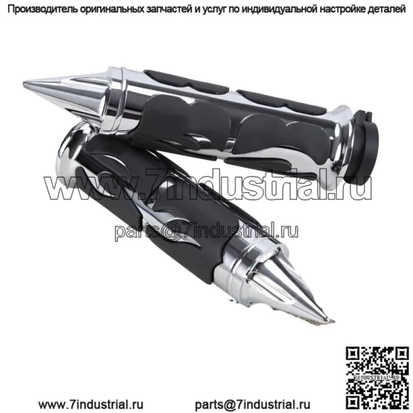 1-дюймовый руль мотоцикла с шипами и дроссельной заслонкой для Harley Honda Suzuki BMW