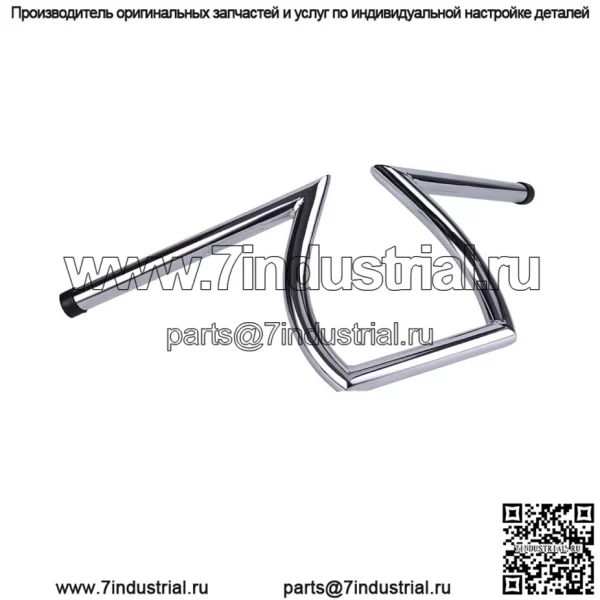 1-дюймовый руль для мотоцикла, универсальные Z-образные рули для Harley Honda Suzuki Yamaha