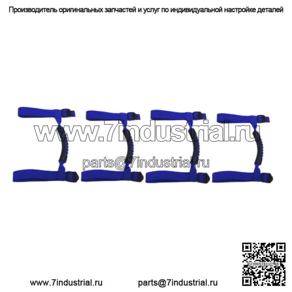 UTV Quad Roll Hand Grab Holder Ручка для ручки Подходит для: Polaris — набора из 4 штук синего цвета (подходит для Yamaha Rhino 660)