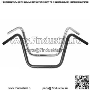 Модифицированный руль для мотоцикла, ретро-руль Harley, 22 мм, 25 мм, ручка направления, высокий руль Prince, руль