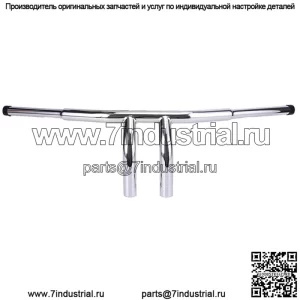 ДЛЯ HARLEY FLST FXS FAT 1-1/4 "ХРОМИРОВАННЫЙ РУЛЬ С ВЫСОКИМ 8" Т-образные РУЛИ DRAG BAR