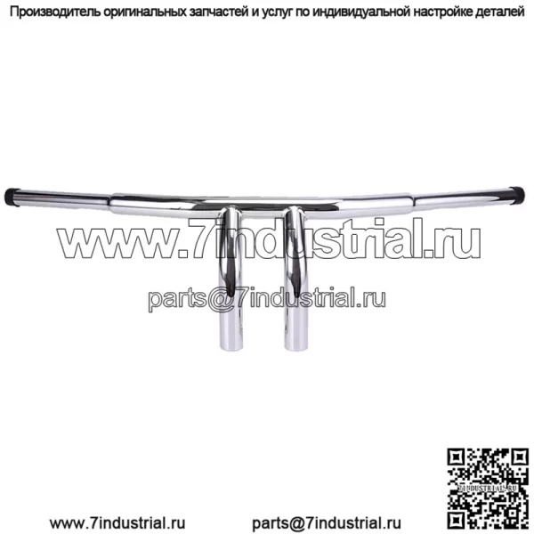 ДЛЯ HARLEY FLST FXS FAT 1-1/4 "ХРОМИРОВАННЫЙ РУЛЬ С ВЫСОКИМ 8" Т-образные РУЛИ DRAG BAR