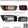 Модернизированный комплект светодиодных фонарей для гольф-кара для EZGO TXT, задний фонарь с переключателем указателей поворота, ближний дальний свет, накладка переключателя поворотников и стоп-сигналов, звуковой сигнал, цветные дневные ходовые огни с синхронизацией музыки - Image 3