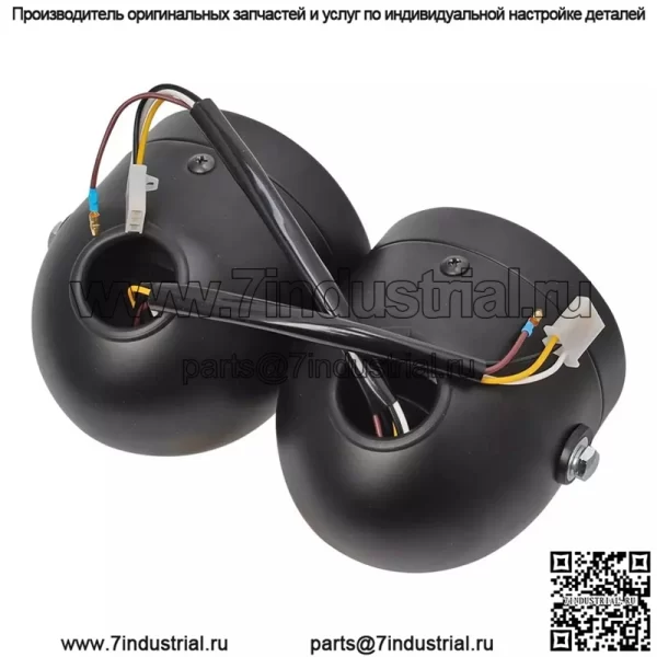 Мотоциклетные фары, ретро-модифицированные фары, сетка, двойные фары, фары Harley, двойные фары, новые фары - Image 5