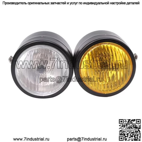 Фары для мотоциклов, ретро-модифицированные фары, фары Harley, фары Harley, двойные фары - Image 2