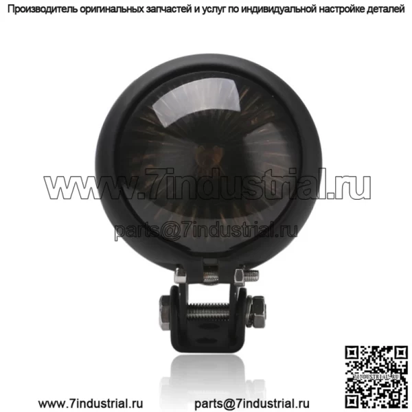 Модифицированный светодиодный задний фонарь для мотоцикла, сигнальный фонарь, ретро универсальный светодиодный маленький круглый задний фонарь, подходящий для заднего фонаря Harley - Image 3
