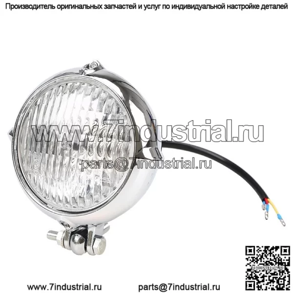 Аксессуары для мотоциклов, 3,5-дюймовые мотоциклетные модифицированные ретро-фары, электромобиль, крутые черные фары, фары - Image 3