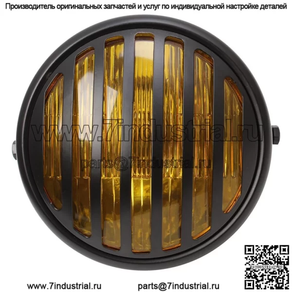 Мотоциклетные фары Harley, модифицированные универсальные кольцевые фары дневного света, 7 "7-дюймовые ретро-фары - Image 2