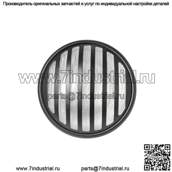 Мотоциклетные фары Harley, модифицированные универсальные кольцевые фары дневного света, 7 "7-дюймовые ретро-фары - Image 3