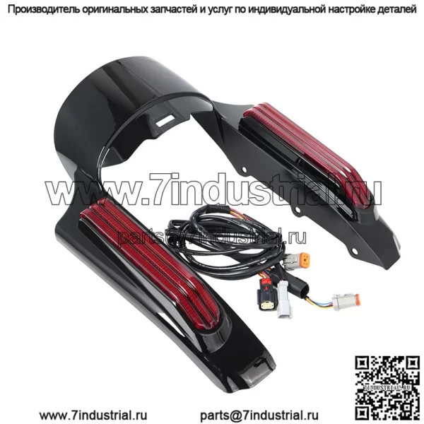 Harley Big Gliding Street Gliding Road двойные фонари Gliding Road King модифицированные светодиодные задние крылья задние фонари стоп-сигналы - Image 2