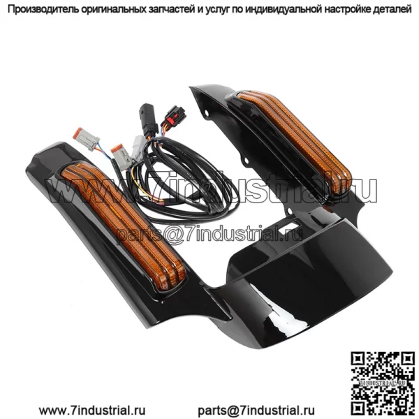 Harley Big Gliding Street Gliding Road двойные фонари Gliding Road King модифицированные светодиодные задние крылья задние фонари стоп-сигналы - Image 3